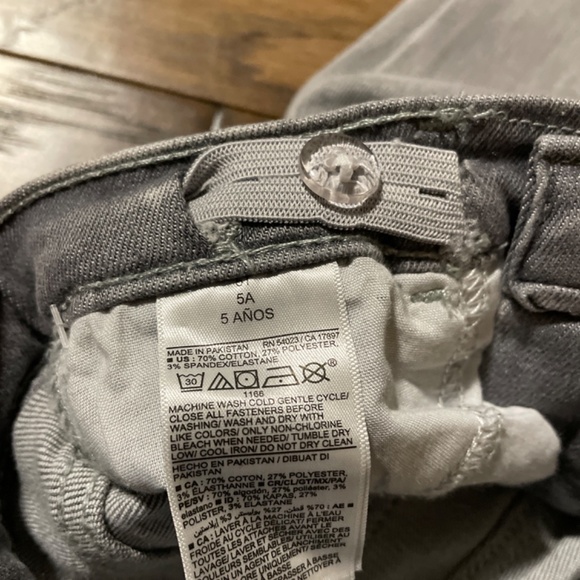 New Old Navy kids Rockstar skinny jeans grey 5T - Picture 9 of 10